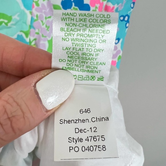 Lilly Pulitzer Serena Dress in Spring Fling sz 2 Multicolor Floral Sheath Mini - Picture 8 of 10